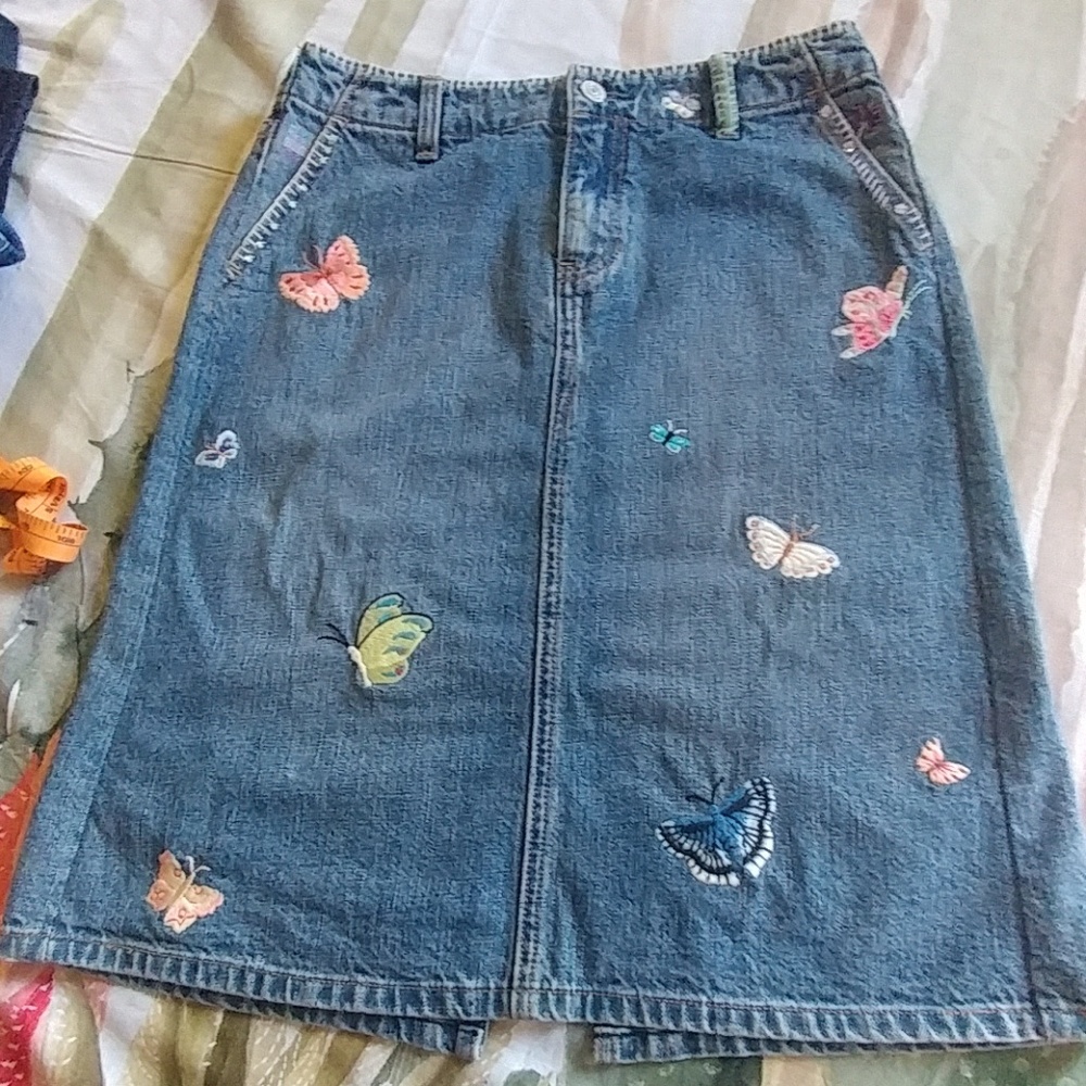 Gap jeans skirt